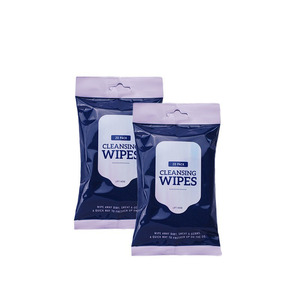 Lingettes humides de nettoyage d'aloès d'alcool 65% personnalisées pour les voyages en plein air en déplacement Lingette désinfectante d'hygiène - Product Image 2