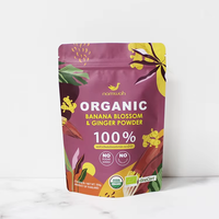 Pochette zip-lock debout stratifiée en aluminium PET de qualité alimentaire imprimée sur mesure recyclable emballage alimentaire sérigraphie collations bonbons