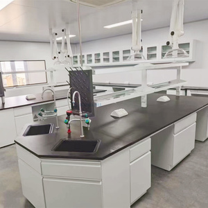 Oem Phòng Thí Nghiệm Sinh Học Thiết Bị Phòng Thí Nghiệm Băng Ghế Dự Bị Thép + Gỗ Trung Tâm Tủ Trường Bệnh Viện Hóa Học Bàn Phòng Thí Nghiệm Bảng - Product Image 4