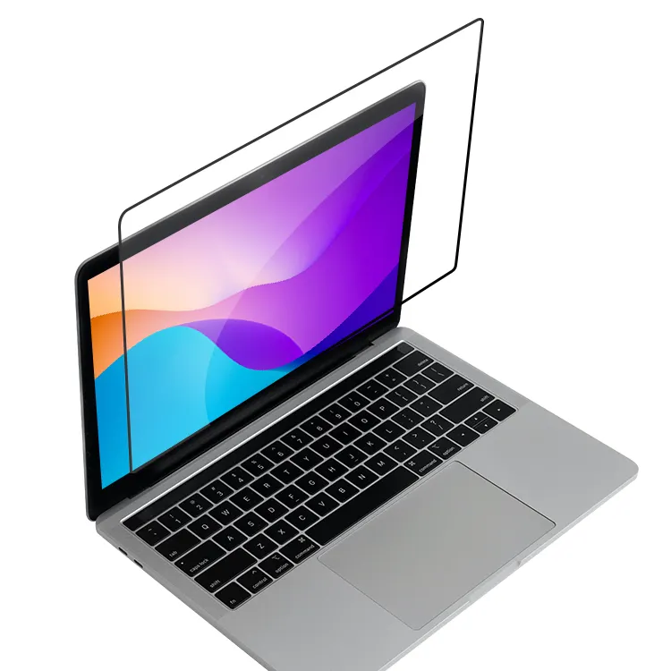 खरोंच प्रतिरोधी टेम्पर्ड ग्लास रक्षक के लिए एप्पल मैकबुक एयर प्रो 11 13 15 विरोधी विकिरण लैपटॉप स्क्रीन संरक्षक