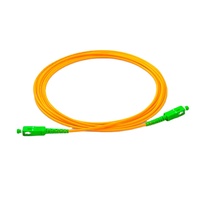 Cordon de raccordement à fibres optiques Simplex G652D/G657A SC APC à SC APC 2mm 3mm PVC/LSZH de haute qualité