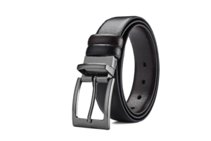 بنطلون فاخر جينز حزام للرجال دوار فاخر مشبك جلد صناعي حزام عكسي - Product Image 3