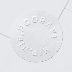 Wholesale 3D Embossed logo Textured Paper Self Adhesive Sticker <strong>Labels</strong> Matte <strong>Circle</strong> Bump Box Sealing Stickers <strong>Labels</strong> - Product Image 4