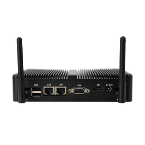 EGlobal-Mini PC sans ventilateur Intel Core I5-4200U, 4 Go/8 Go de RAM <span class=keywords><strong>DDR3</strong></span>, MSATA, SSD/HDD, HD, VGA, double affichage, double LAN, double COM, Windows 10 - Product Image 1