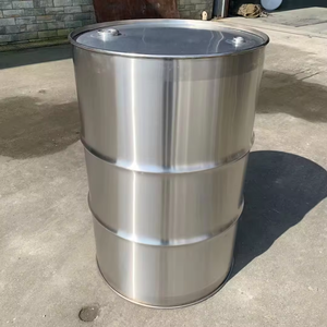 Fût en acier inoxydable 304/316 de 200 L à tête ouverte, qualité alimentaire, approuvé UN, baril métallique - Product Image 4