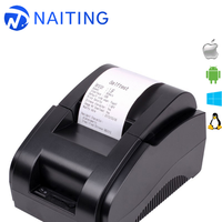 Imprimante thermique de reçus de facturation pour restaurant NAITING 2 pouces, 58 mm, interface USB, 203 dpi, NT-POS58-B en stock
