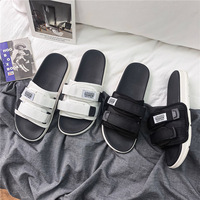 Chaussons de plage pour femmes, à semelle épaisse, antidérapants, pour l'été 2026, avec fermeture, plateforme tendance, semelle en tissu, style gâteau