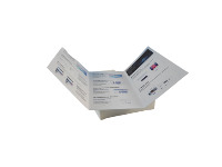 Service d'impression de livrets pliés en carton personnalisés avec papier couché et impression offset