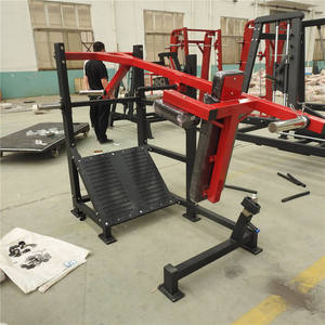 Machine chargée de plaque d'équipement de forme physique de gymnase commercial professionnel Pendule Squat Leg Press pour la musculation - Product Image 6
