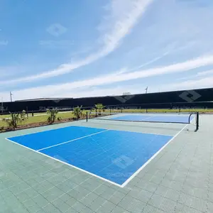 Açık ve kapalı ev spor taşınabilir pickleball mahkeme kiremit