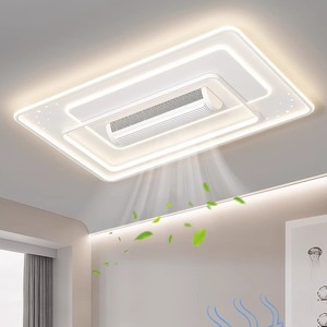 Đèn quạt không cánh hai mục đích mới cho cả sưởi ấm và làm mát, đèn phòng khách, phòng ngủ và phòng ăn - Product Image 4