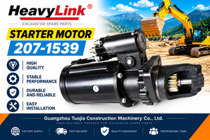 Motor de Arranque para Excavadora 207-1539, Conjunto de Arranque de Repuesto para Reparación de Maquinaria de Construcción - Product Image 4