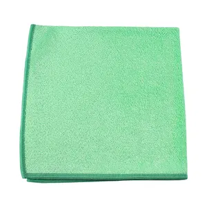 Toalha de limpeza universal de microfibra para uso doméstico, pano de limpeza de tricô de trama personalizado de fábrica