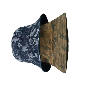 Sombreros de Pescador Reversibles Unisex de Poliéster de Alta Calidad, Coloridos, con Estampado de Logotipo, Camuflaje, Casuales, Protección Solar, Resistentes al Viento, para Pesca y Viajes - Product Image 3