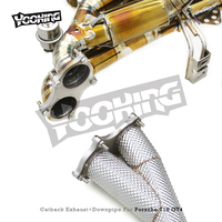 Silencieux d'échappement Catback en titane Valvetronic pour Porsche 718 Cayman Spyder GTS/GT4 4.0L 2025 SUS304 Tuyau de système d'échappement sport