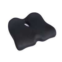 Coussin de coccyx en mousse à mémoire de forme entièrement enveloppé de luxe, housse matelassée antistatique, circulation sanguine zéro gravité pour voiture, avion, voyage