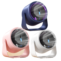 Ventilateur Brumisateur Portable T30 PRO Rechargeable, Humidificateur et Ventilateur de Bureau Turbo à 6 Vitesses avec Affichage LED et Minuteur pour Maison, Bureau et Camping