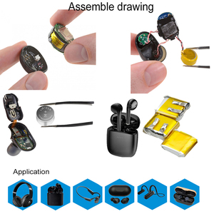 Bateria Recarregável LIR1140 45mAh 3.7V Li-Ion Tipo Botão Material de Ânodo Inteligente NCMA Aplicações Eletrônicas para Fones de Ouvido Carregamento 2V - Product Image 4