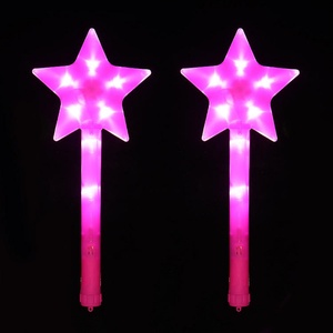 <b>Star</b> Shape Luminous Stick Large Wholesale <b>LED</b> Lights up Wand Toy Glowing Neon Concert Party Supplies Cheer Stick Magic <b>Star</b> Wand - Product Image 4
