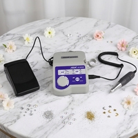 Ponceuse à ongles électrique professionnelle JD8500 35000 tr/min 65W à moteur brossé haute vitesse avec pédale, outil de manucure pour salon, en plastique, populaire au Royaume-Uni