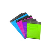 Sacs de transport en plastique avec logo personnalisé, sacs de courrier colorés