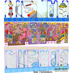 Dream Kids Indoor Space Planet Themed Interactive Science Wall Board Ball Pit Puzzle Maze Game Fort Playground Park Equipment - Product Image 3