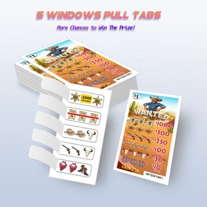 ตั๋วจับฉลากแบบฉีกง่าย ดีไซน์ OEM ฟรี พร้อมหมายเลขซีเรียลหลายชั้นป้องกันการโกง - Product Image 4