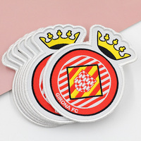 Vente en gros de patchs brodés 3D personnalisés en chenille, écologiques, OEM/ODM, logo personnalisé, couleur personnalisée, accessoires vestimentaires à coudre