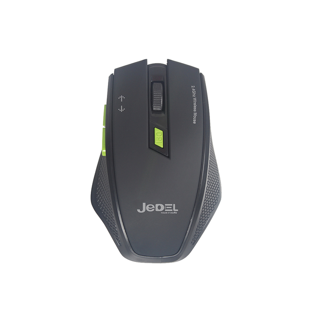 2.4GHz Optical Wireless Mouse USB Red/Black Mini Gaming Office Silent Laser Tracking Battery Powered Right Hand Laptops