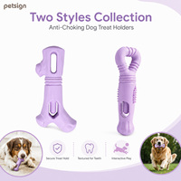 Jouet à mâcher interactif et durable pour chien, en forme de branche rotative, pour le nettoyage dentaire, support pour bâtonnets de friandise, accessoires pour animaux de compagnie Petsign