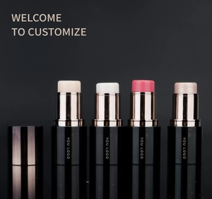 Stick <span class=keywords><strong>illuminateur</strong></span> hydratant longue tenue, naturel, vegan, noir, pour un maquillage éclatant et lumineux du visage - Product Image 2