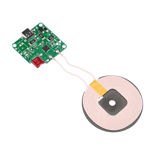15W High Power 5V 9V 12V Type-C Wireless Charger Transmitter Module Circuit Board for QI Standard Fast Charging DIY