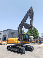 Livraison gratuite, machines de construction JIAHE, excavatrice hydraulique sur chenilles de 18 tonnes, machines lourdes pour travaux de terrassement, moteur EPA