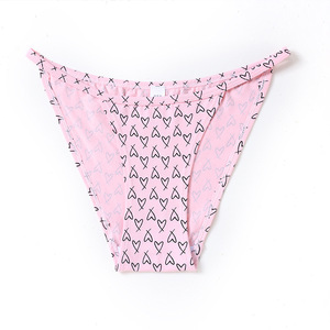 Nouvelles culottes en coton imprimé pour femmes, confortables, fines, avec ruban, sans coutures - Product Image 2