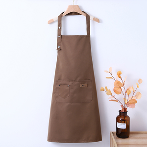 Delantal de trabajo sin mangas a cuadros de alta calidad personalizado al por mayor, kit de delantal industrial impermeable para chef, estilista, uniforme de trabajo. - Product Image 5