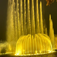 Fuente de Agua Comercial de Acero Inoxidable, Diseño Tropical, Construcción Ecológica y Duradera, Voltaje Universal para Uso en Exteriores