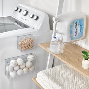 Organizzatore per <span class=keywords><strong>Detersivi</strong></span> in Polvere da Bagno - Organizzatore per Lavanderia con Vassoio Raccogligocce - Product Image 5