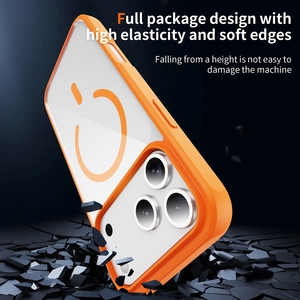 <span class=keywords><strong>Cover</strong></span> Protettiva Magnetica <span class=keywords><strong>Trasparente</strong></span> di Lusso per iPhone 15 Macaron 14, Custodia Protettiva per <span class=keywords><strong>Apple</strong></span> 17 Pro Max, per Commercio Estero - Product Image 2