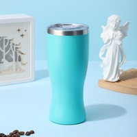 Mug Kopi Vakum Isolasi Termal Stainless Steel 304 Custom, Tahan Jatuh, Isolasi 6-12 Jam, Tahan Air Mendidih, Cangkir Hadiah