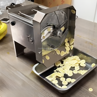Automatische Bananensnijder Chips Maken Machine Low-Budget Bananensnijmachine Weegbree Snijmachine