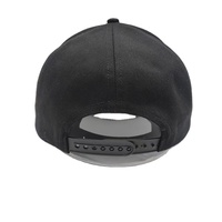 Ontwerp Uw Eigen Borduurlogo Pre Gebogen Rand Ongestructureerde 5 Panel Custom Katoen Snapback Hoeden Cap