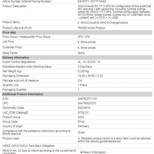 Brand New Original PLC Parts 6AV6371-1DV17-5AX0 - Product Image 1