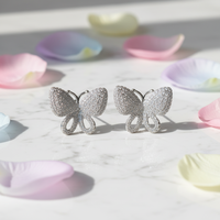 Parures de boucles d'oreilles en cristal et strass pour femmes, bijoux dorés et argentés, jolis modèles,