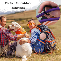Bol d'alimentation pour chien portable TPR durable bol d'eau pliable pour chat plat d'arrosage pliable pour animaux de compagnie pour l'extérieur