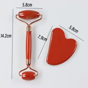 Set <span class=keywords><strong>di</strong></span> Strumenti <span class=keywords><strong>per</strong></span> Massaggio <span class=keywords><strong>Viso</strong></span> 2025 con Logo Personalizzato, Rullo in <span class=keywords><strong>Pietra</strong></span> <span class=keywords><strong>di</strong></span> <span class=keywords><strong>Giada</strong></span> e Gua Sha, Rullo in Diaspro Rosso <span class=keywords><strong>per</strong></span> <span class=keywords><strong>il</strong></span> <span class=keywords><strong>Viso</strong></span> - Product Image 4