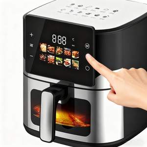 Многофункциональная аэрофритюрница из нержавеющей стали безмасляная, <span class=keywords><strong>6</strong></span> л, большая емкость, оптом - Product Image 2