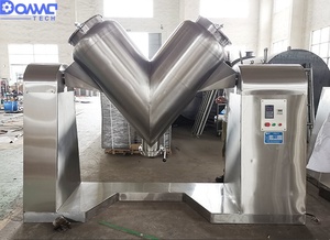 Mezcladora Homogeneizadora de Laboratorio de Alta Productividad, Tipo V de Doble Brazo, 500L, para Polvo de Pigmento Industrial, Acero Inoxidable SUS 304 - Product Image 2