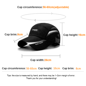 Wholesale Unisex Casual Sports <b>Cap</b> Custom 100% Polyester Waterproof <b>Quick</b>-<b>Dry</b> Foldable Baseball <b>Cap</b> Curved for Spring Summer - Product Image 2