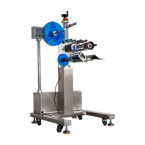 เครื่องติดฉลากขวดสี่เหลี่ยมแบบอัตโนมัติคุณภาพสูง ประสิทธิภาพสูง หน้าจอสัมผัส สำหรับพื้นผิวเรียบ - Product Image 4