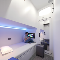 WE Lit superposé moderne en bois de haute qualité, type capsule, pour hôtel, hôpital et chambre à coucher - Conception écologique et durable